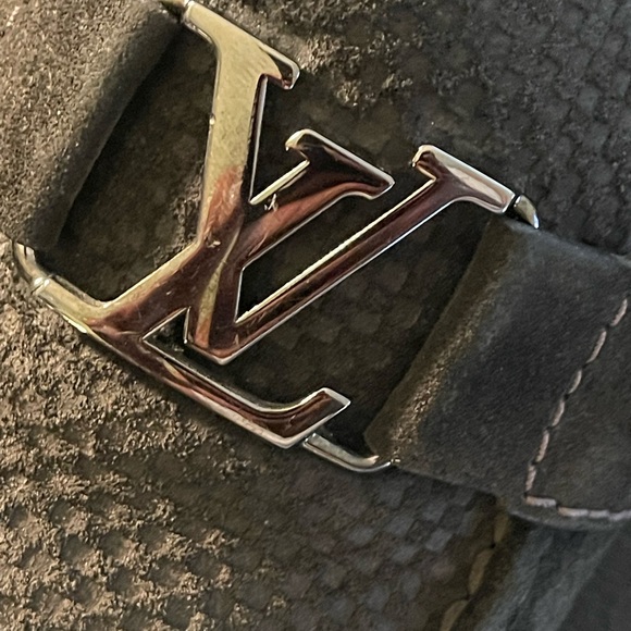 Louis Vuitton LV Buckle Black/Grey Mens Loafers - Picture 3 of 16